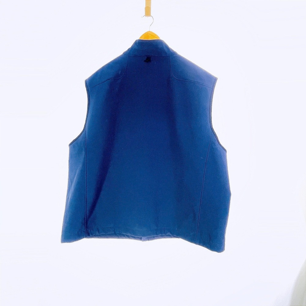 Polo Ralph Lauren Softshell Vest Men's 2X XXL Pony Blue Full Zip Fleece Lined - Picture 6 of 9